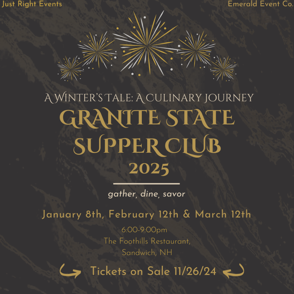 Granite State Supper Club, Events Calendar