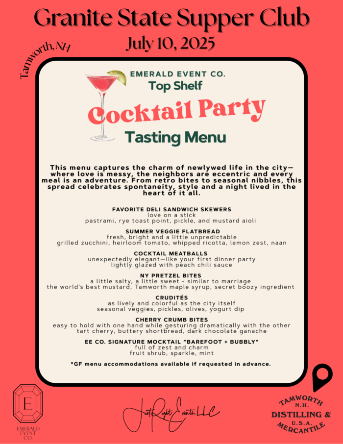 Granite State Supper Club: 7.10.25